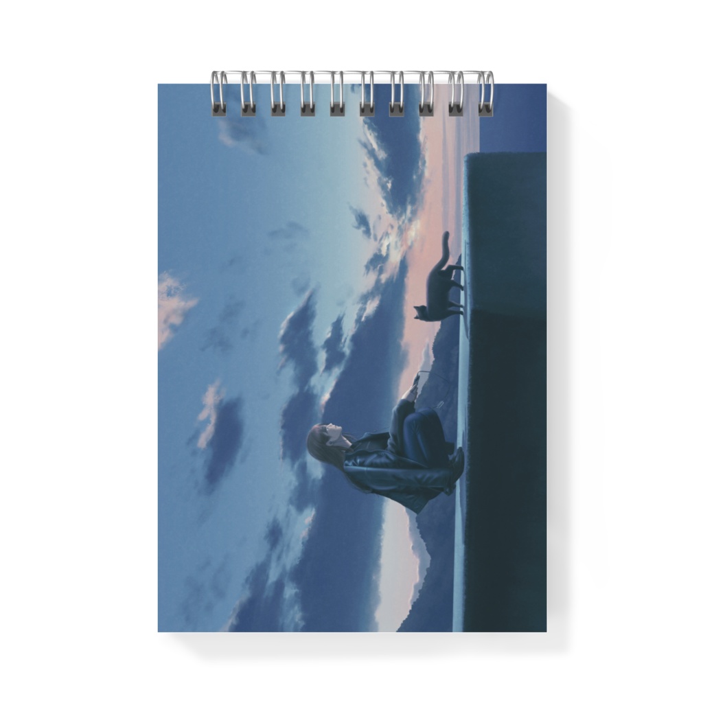 メモ帳 堤防 帰路