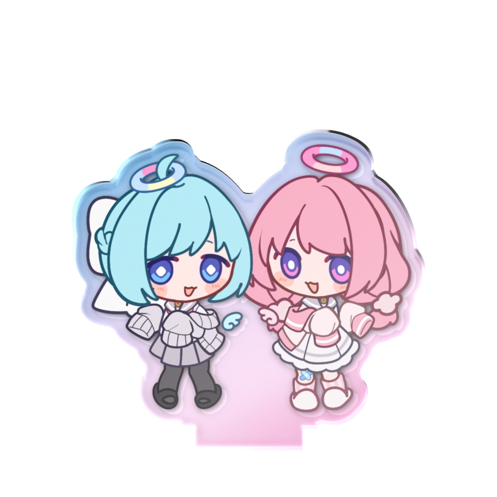 【デビュー記念グッズ】オーロラちびアクスタ(ふたり)