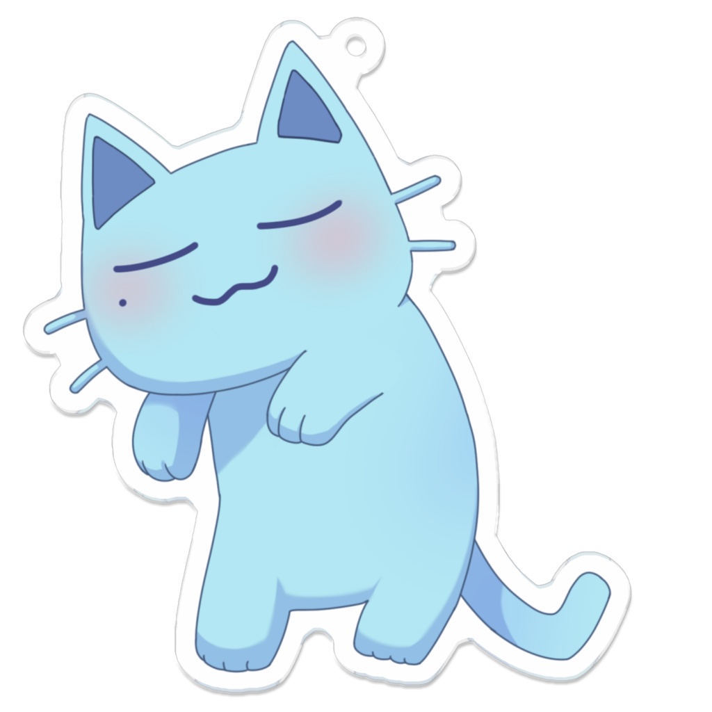 【アクリルキーホルダー】しろだま