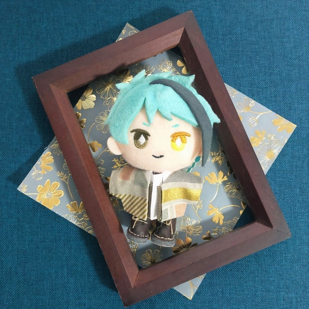 差し色ゴールドなスモーキーカラージャケット(10cmぬい用)