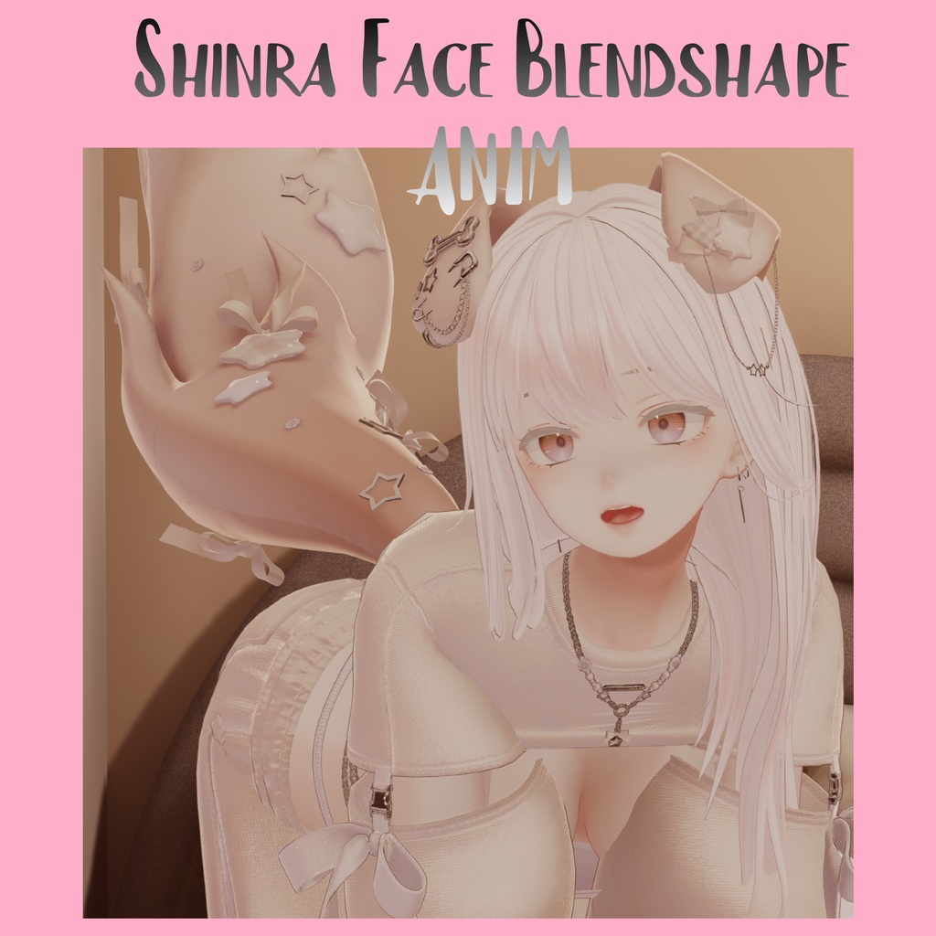 Shinra Face Blendshape ANIM (Default Makeup)