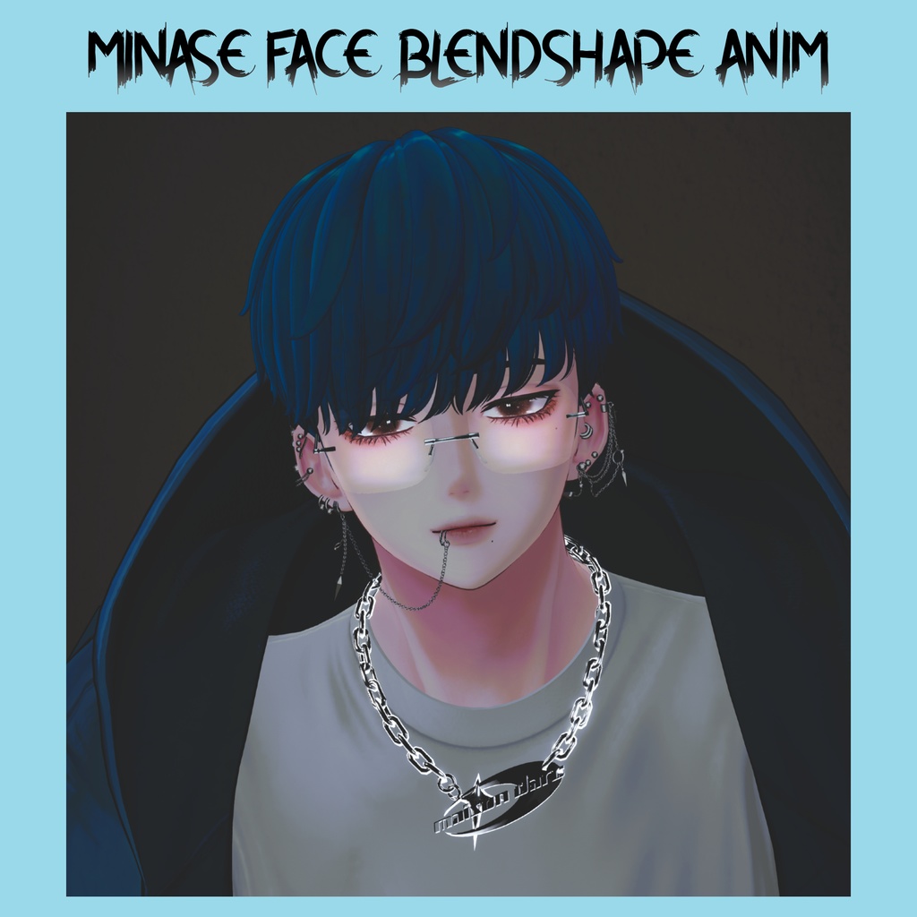 Minase COOL Face Blendshape ANIM