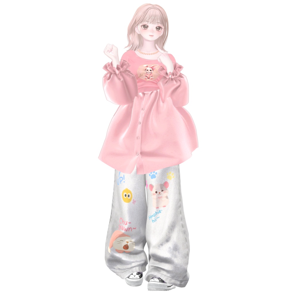 Smol Shinra Face Blendshapes + 5 Face Animation Files