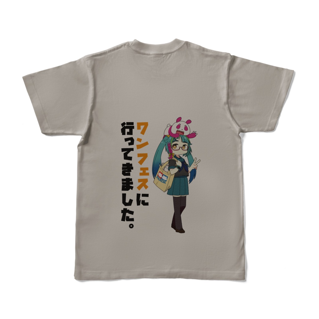 サフグレー【ワンフェスへ行ってきました】Ｔシャツ(バックプリント)
