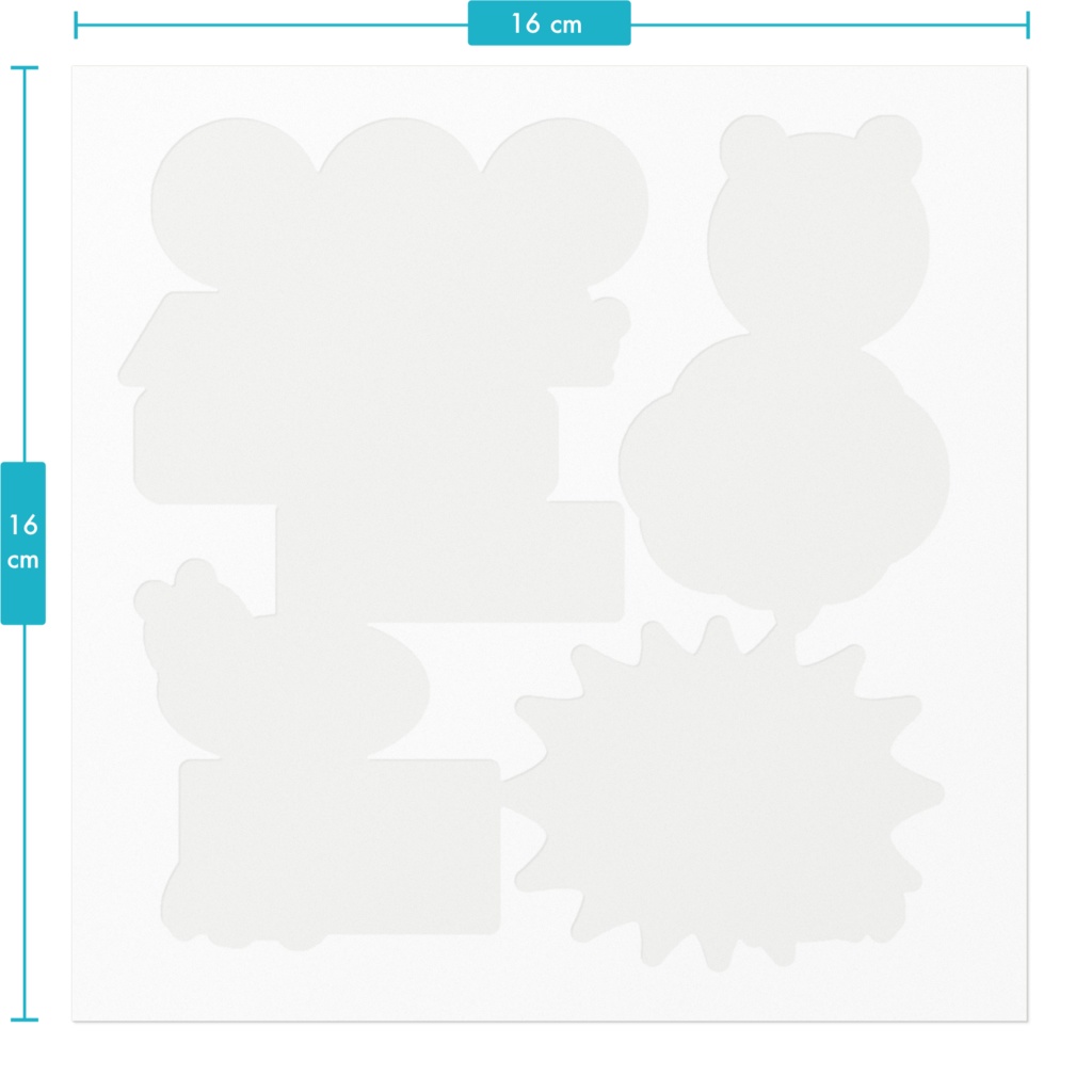 グリパン模型店販促シール風ステッカー