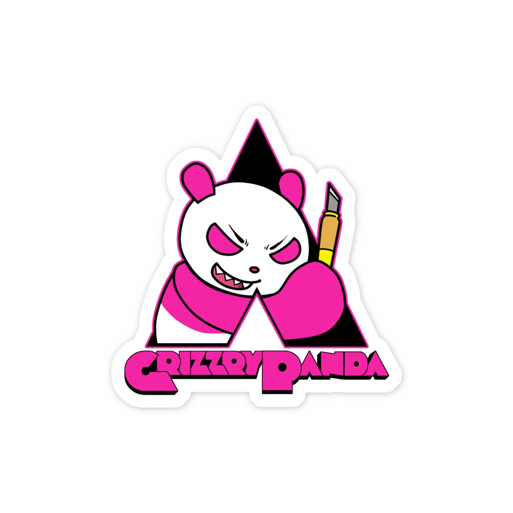 時計じかけのグリパンスマホステッカー