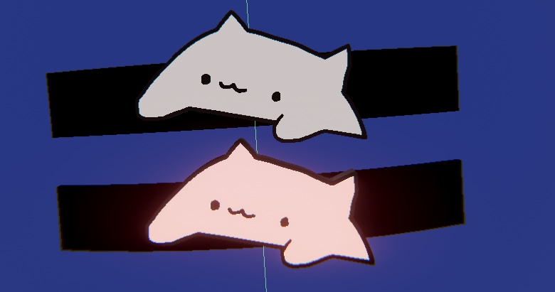 Bongo Cat Hair Clip