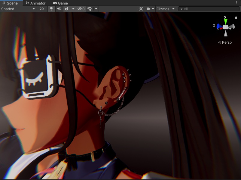 Gothic Earring for Kikyo