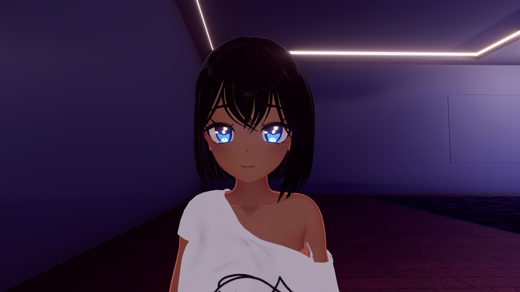 Mio Kofune Body and Eye Textures [Dark Skin Textures]