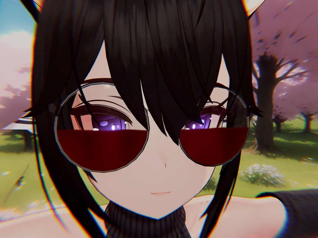 Glasses with Liquid Shader