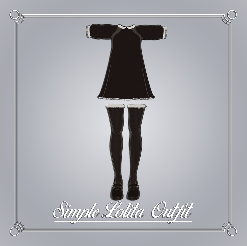 Simple Lolita Outfit for Manuka