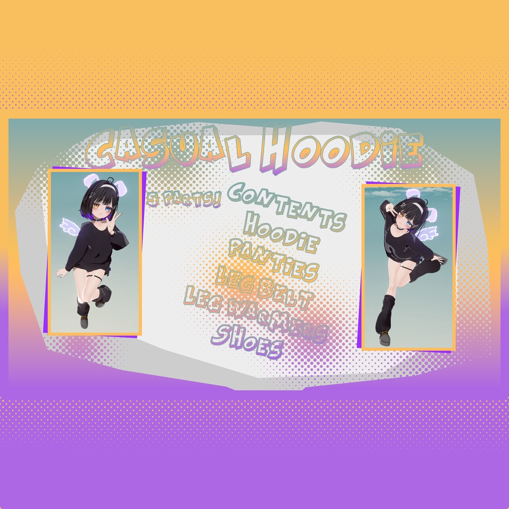 Casual Sweater with Pixelised Particles!!!!!