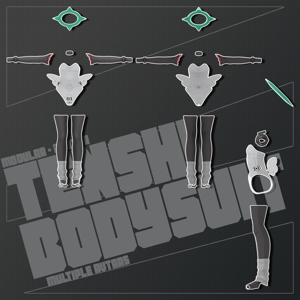 💫🪽 [ Tenshi Bodysuit ] - | Multiple Avtars | - [ 天使ボディスーツ ] - | 複数のアバター | 🪽💫 缩略图 8