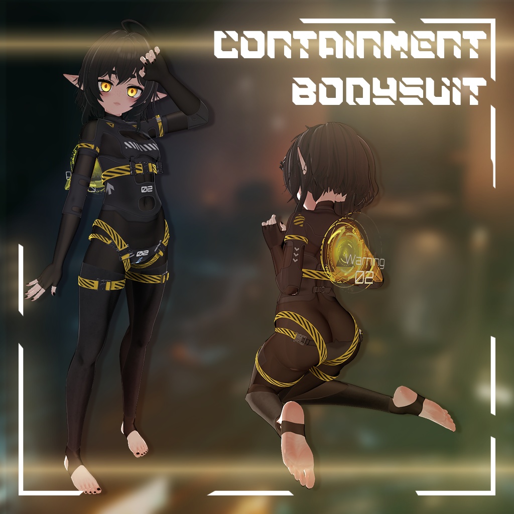 ❗⚠️ 封じ込め用ハイテク ボディスーツ 複数のアバター ⚠️❗|❗⚠️ Containment High-Tech-Bodysuit Multiple Avatars ⚠️❗