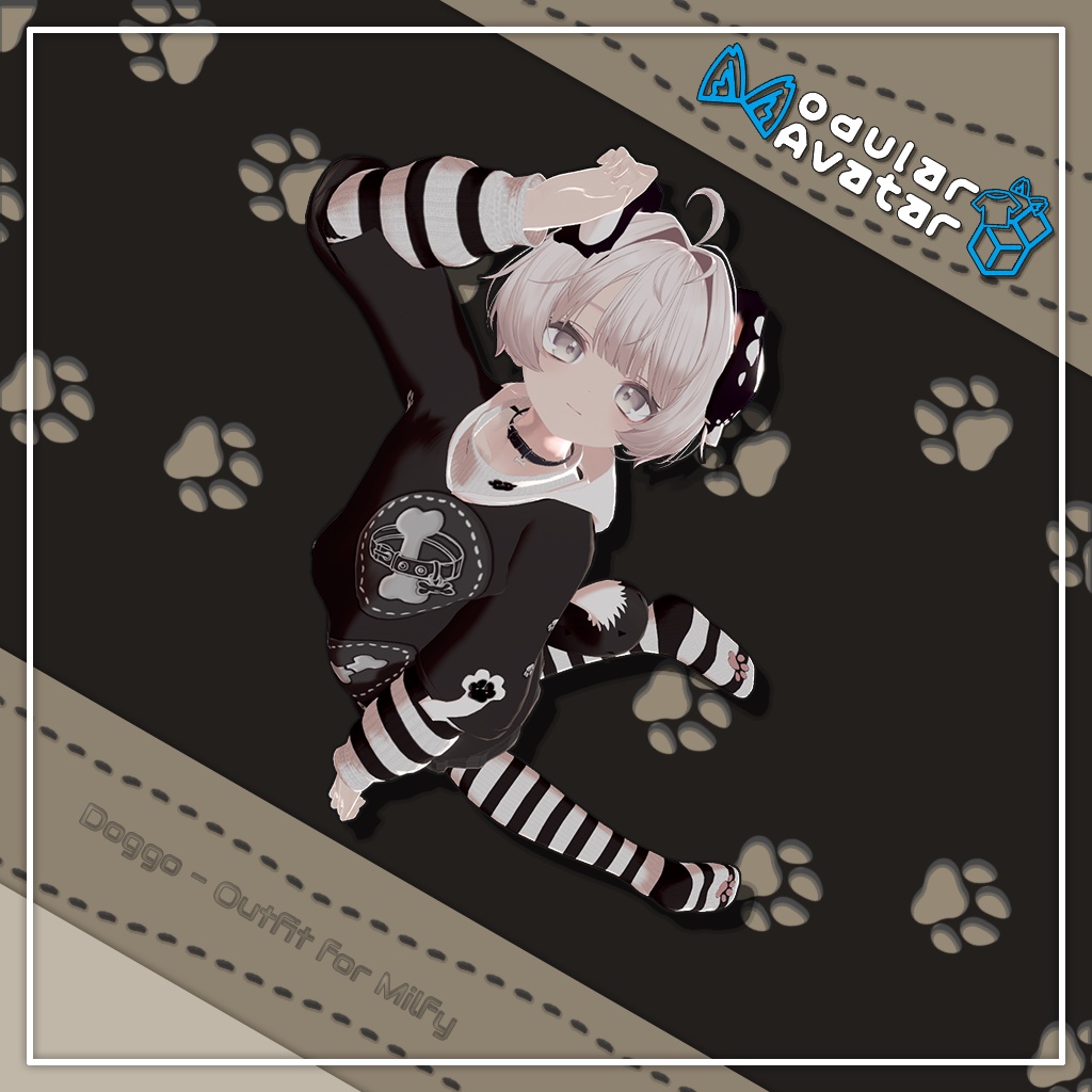 【Milfy専用】わんこ服セット | [ Doggo Outfit for Milfy ] 