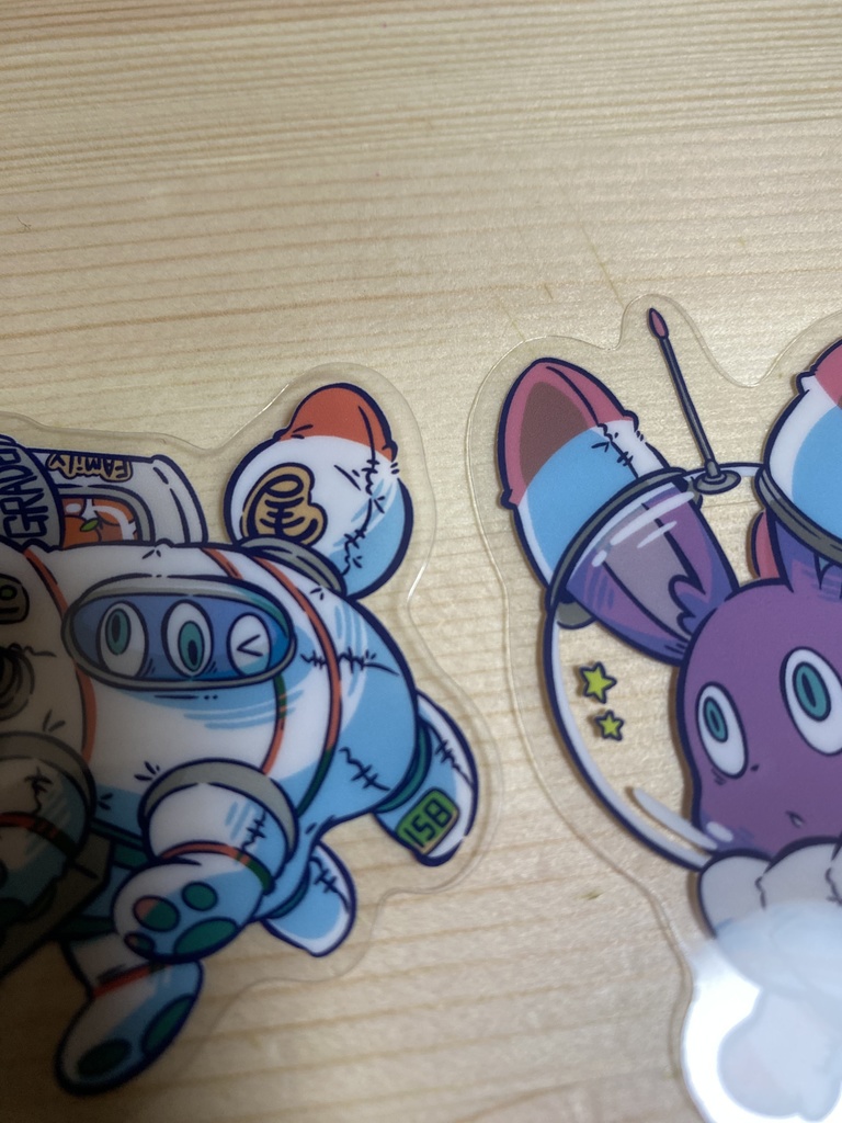 宇宙服ステッカー