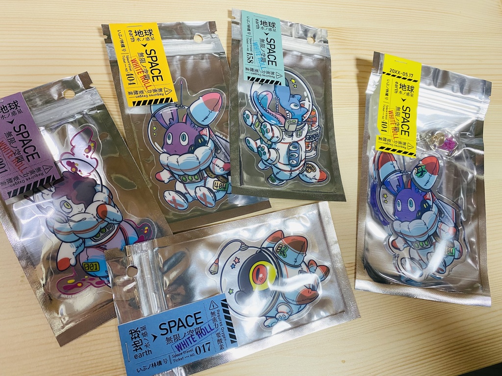 宇宙服ステッカー