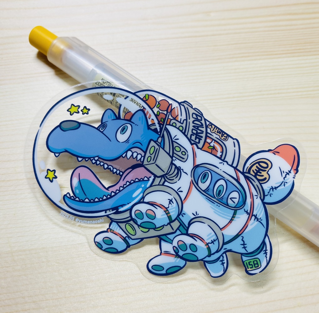 宇宙服ステッカー