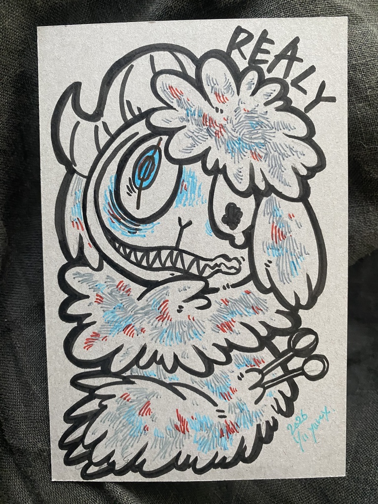 【ドローイング】1月前半分カラー