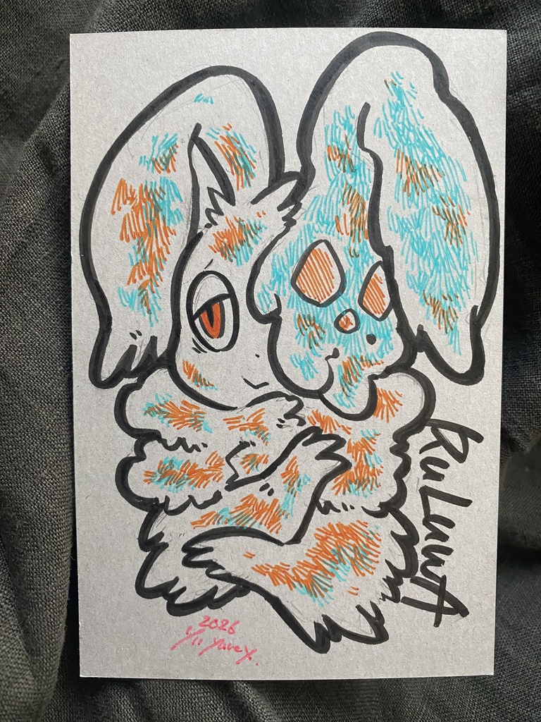 【ドローイング】1月前半分カラー