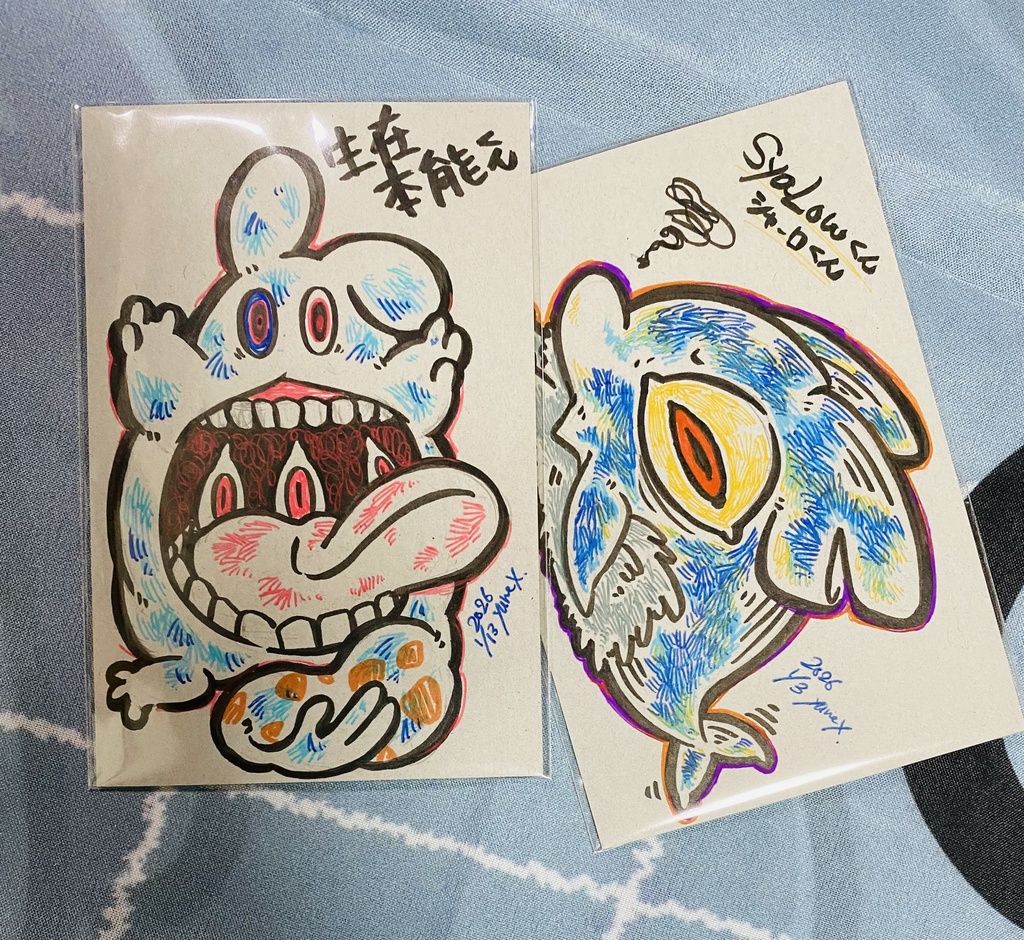 【ドローイング】1月後半分カラー