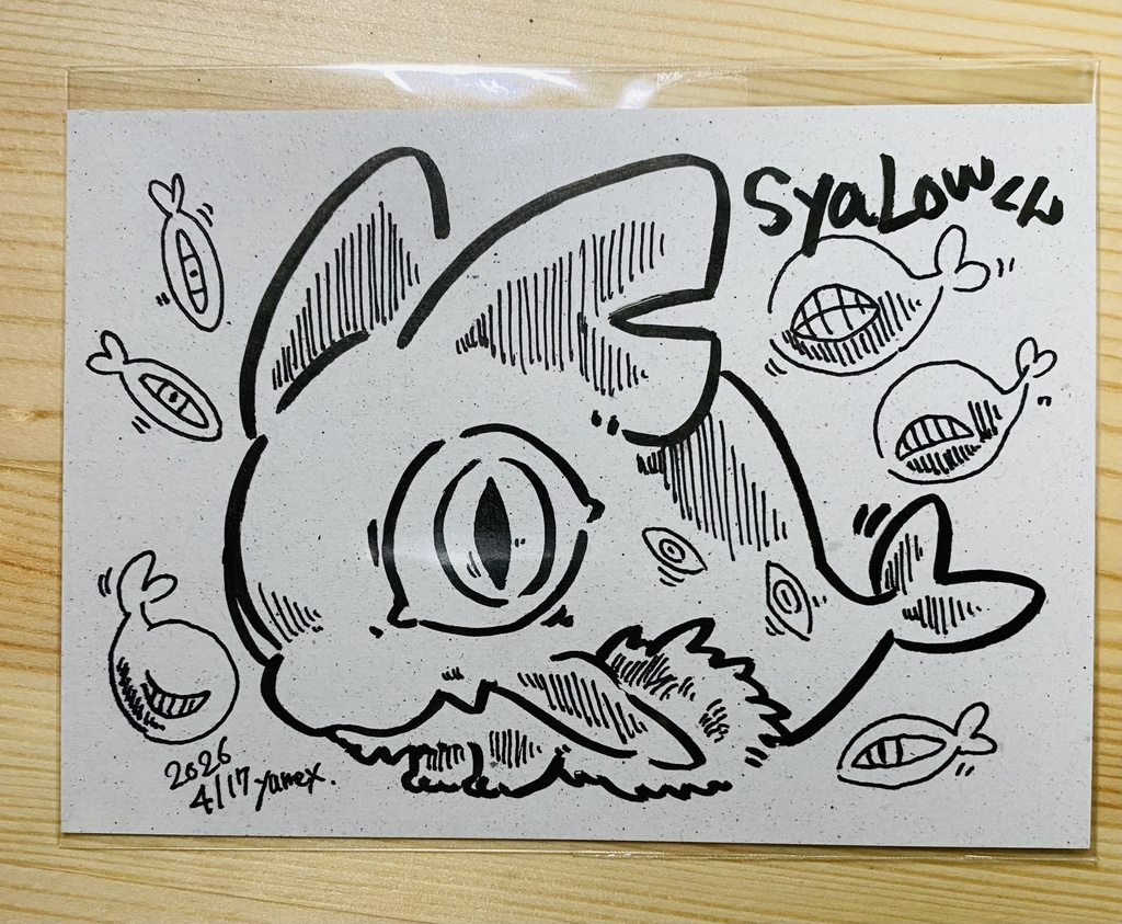 【メインキャラドローイング】4月後半分