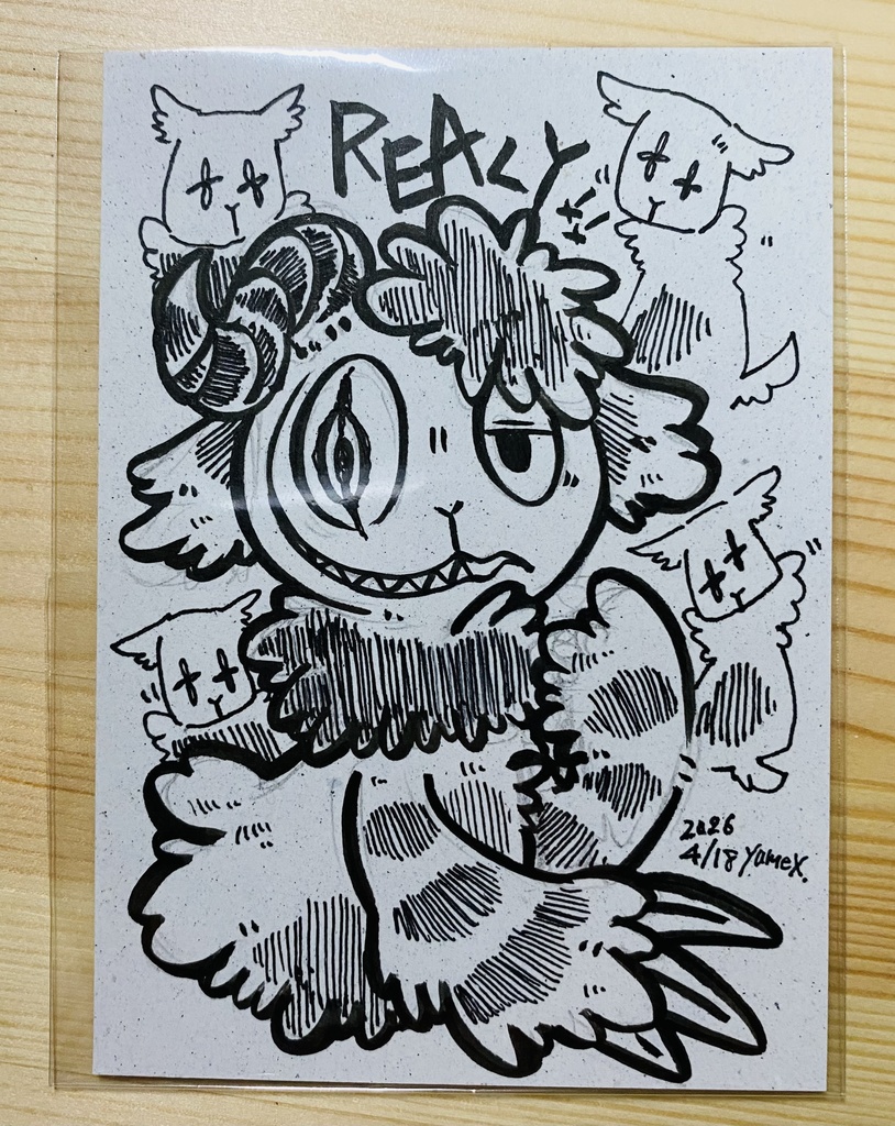 【メインキャラドローイング】4月後半分