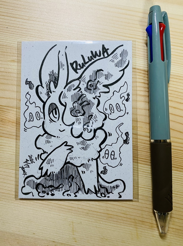 【メインキャラドローイング】4月後半分