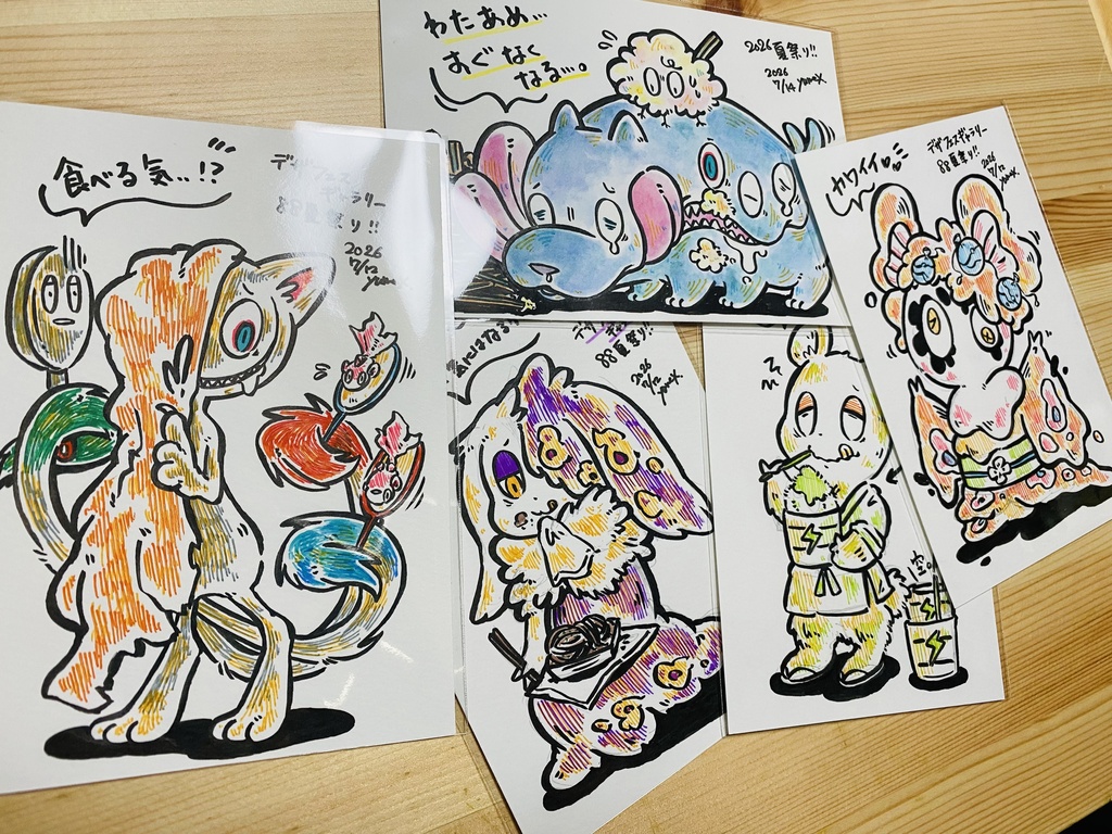 【ドローイング】夏祭り