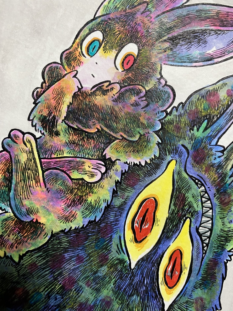 【ドローイング】エラードローイング、ペン画