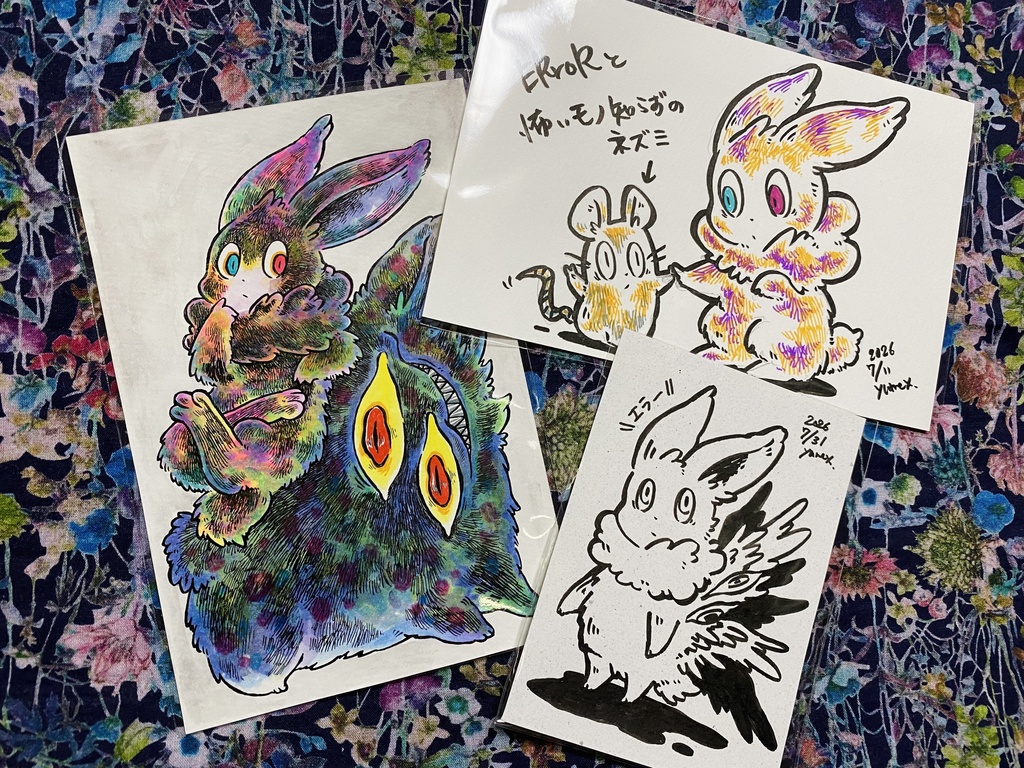 【ドローイング】エラードローイング、ペン画