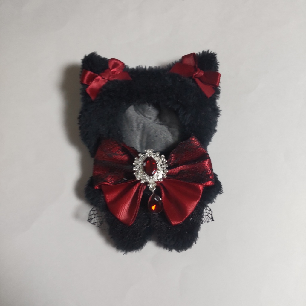 黒ネコ　ぬい服　10～12cm