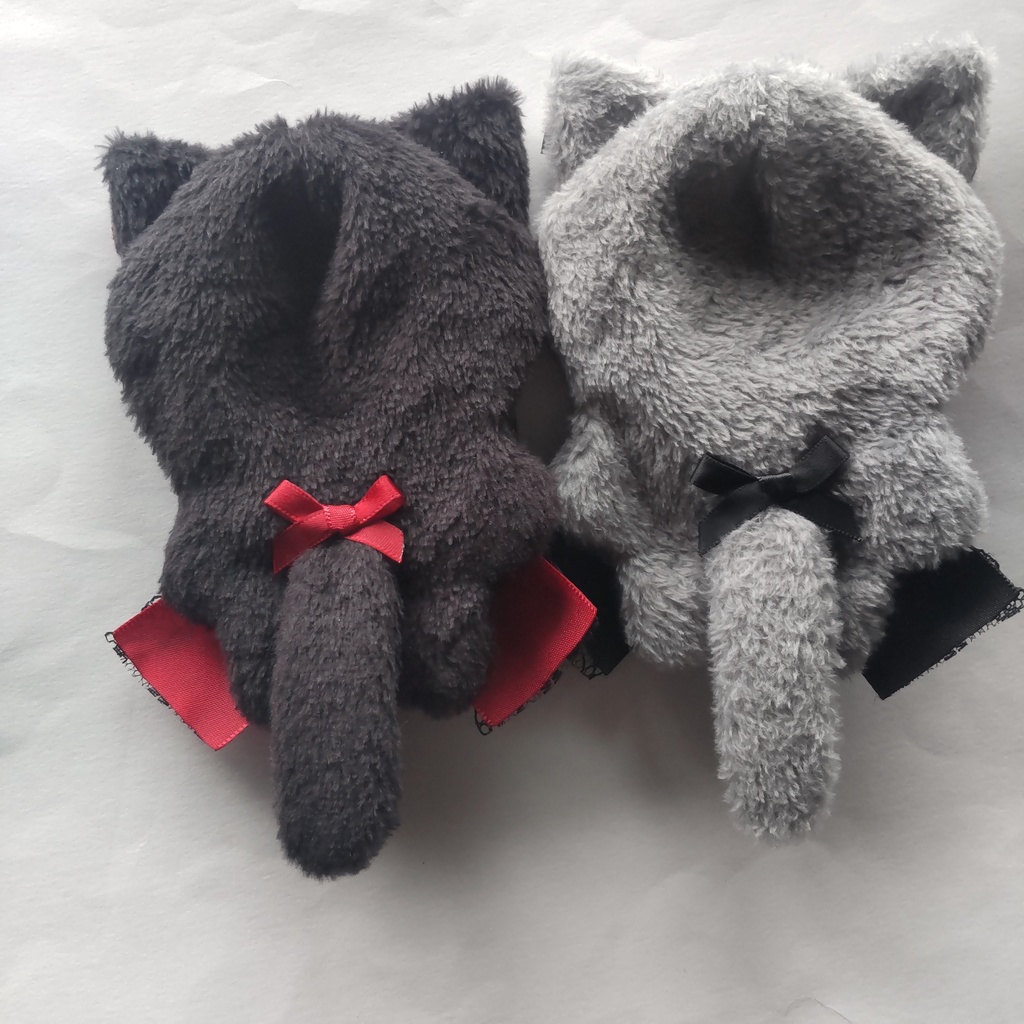 黒ねこ グレーねこ 着ぐるみ セット