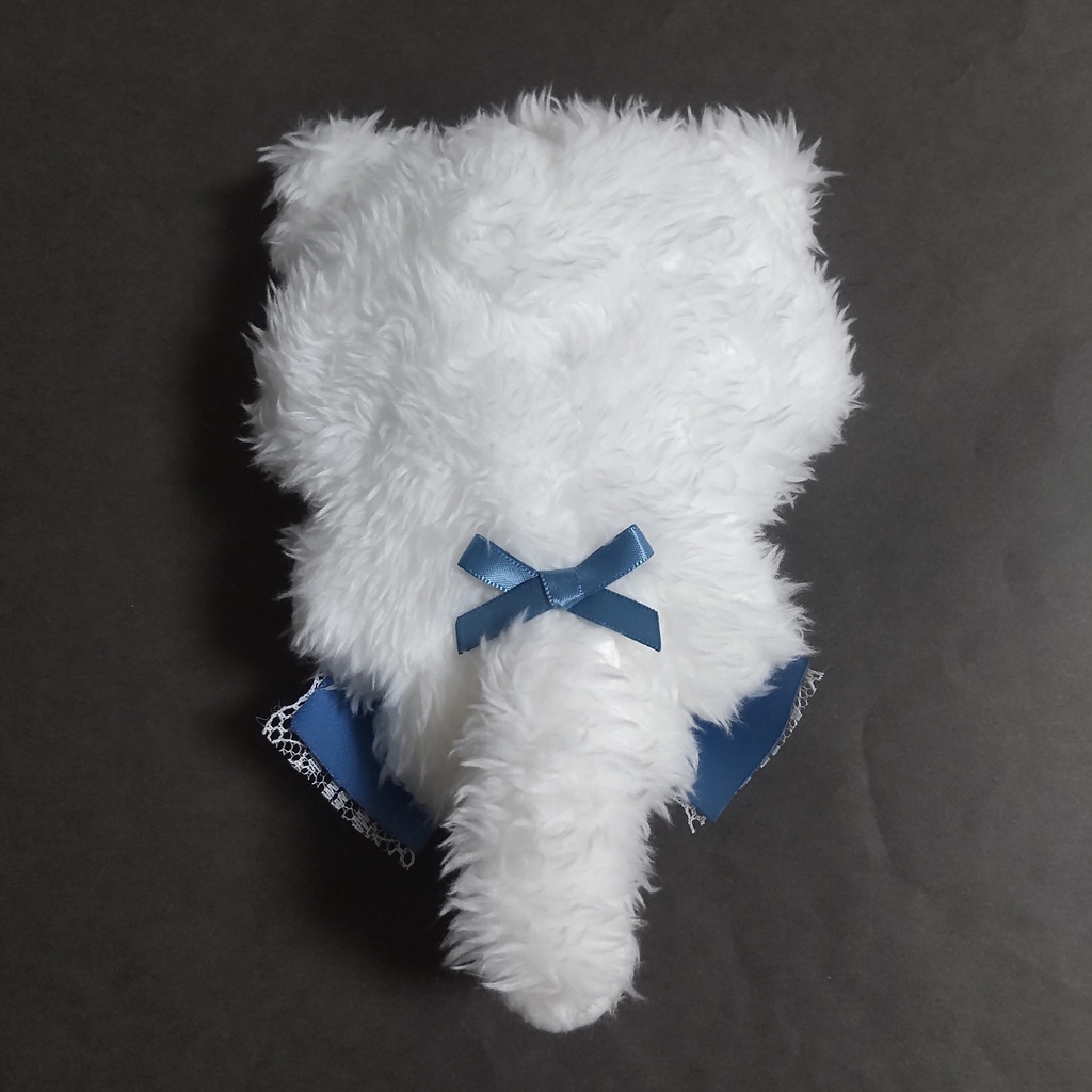 モフ白 ぬい服 着ぐるみ ねこ 10cm ~ 12cm