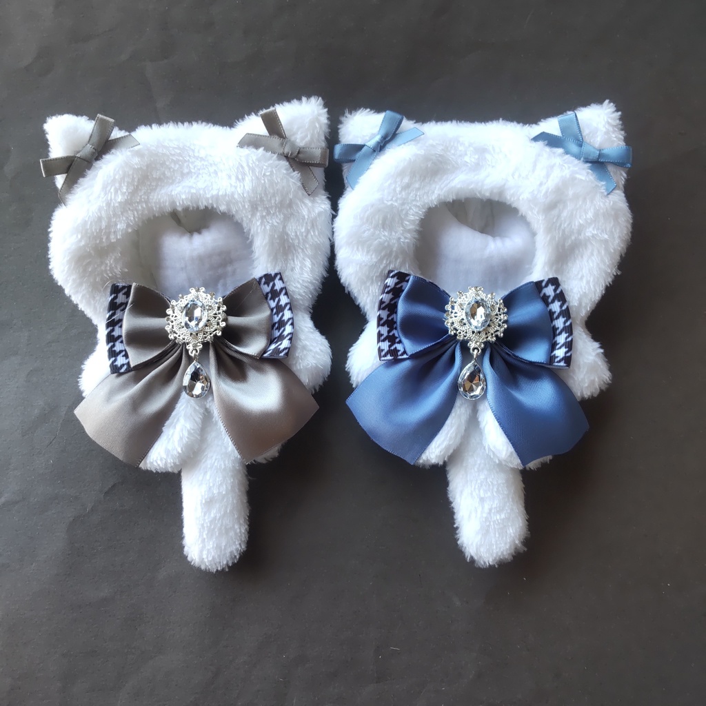 10cm ~12cm  白ねこ セット 着ぐるみ ぬい服