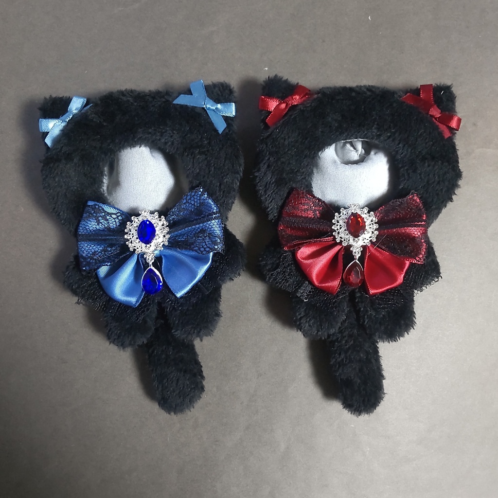 黒ねこ ぬい服 着ぐるみ 二体セット