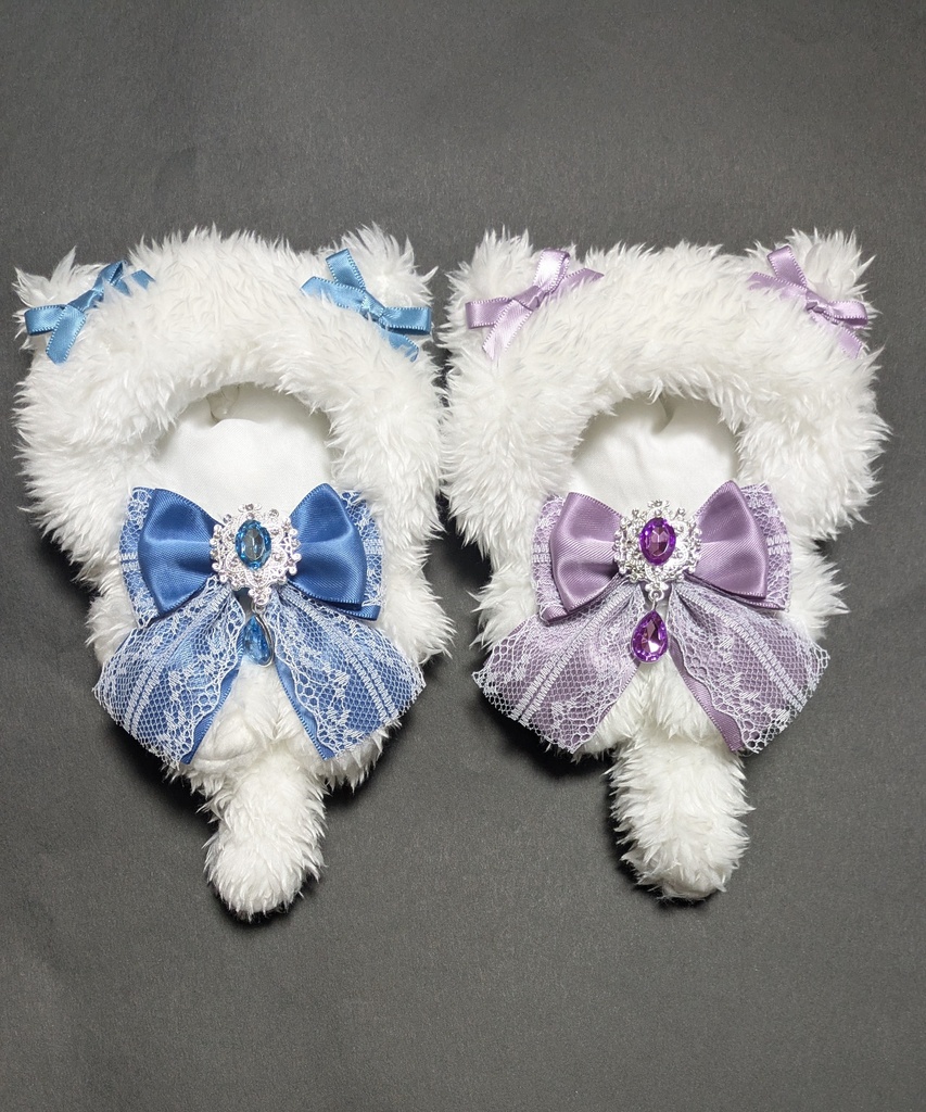 モフ白　ネコ耳　ぬい服　セット