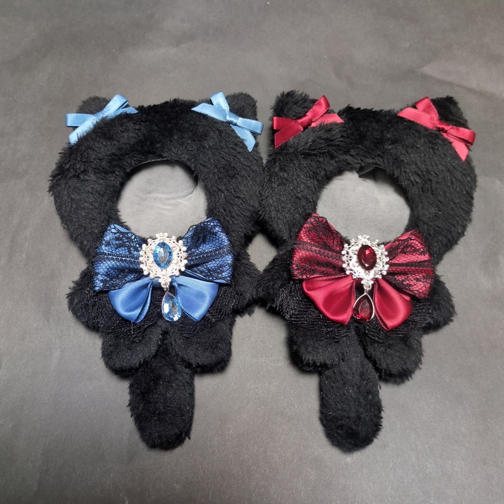 黒ねこ セット ぬい服 着ぐるみ 10cm 12cm