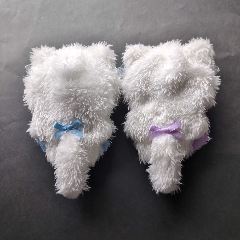 モフ白 ねこみみ ぬい服 おそろい セット