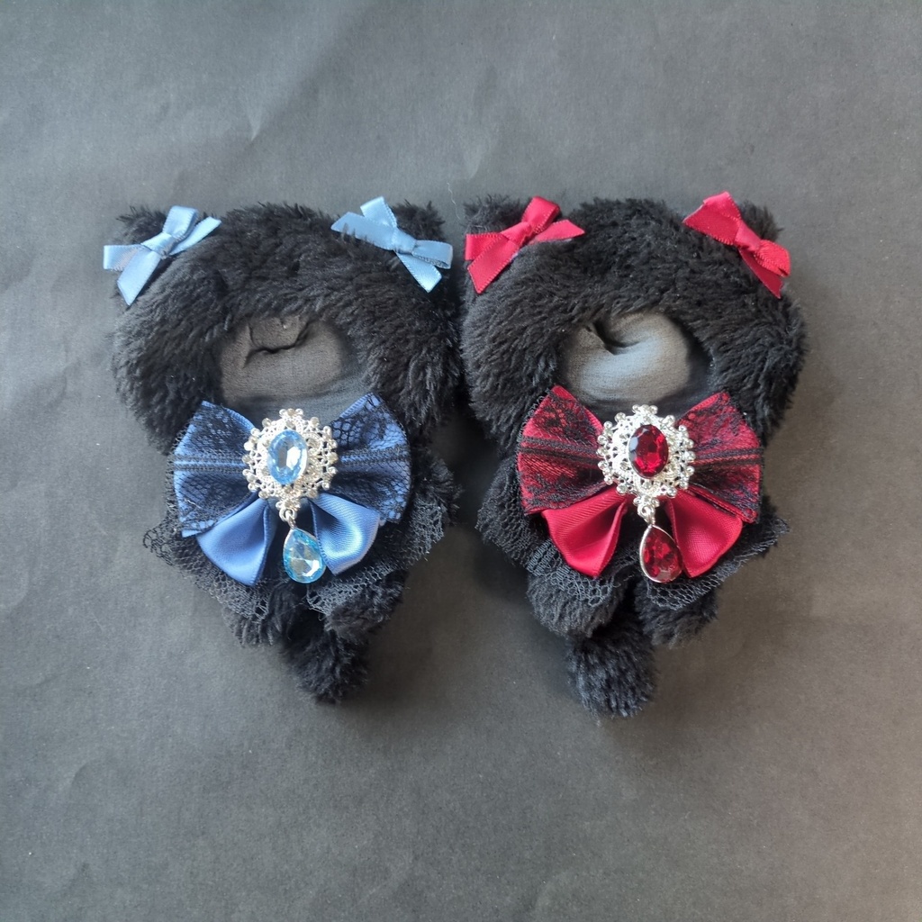 くろねこ　ほわぬい　8cm　ぬい服　着ぐるみ　セット