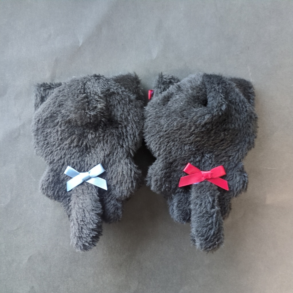 くろねこ ほわぬい 8cm ぬい服 着ぐるみ セット