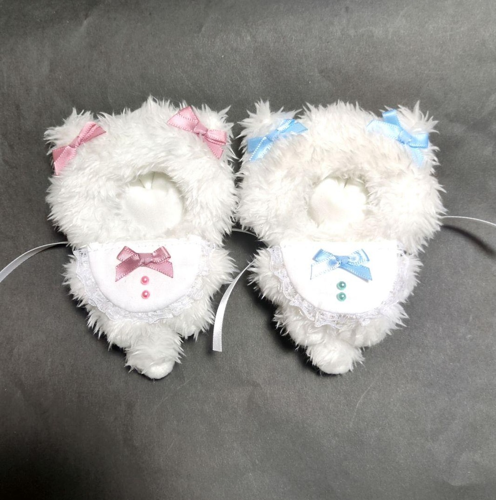 しろねこ　ぬい服　着ぐるみ　ほわぬい　8cm