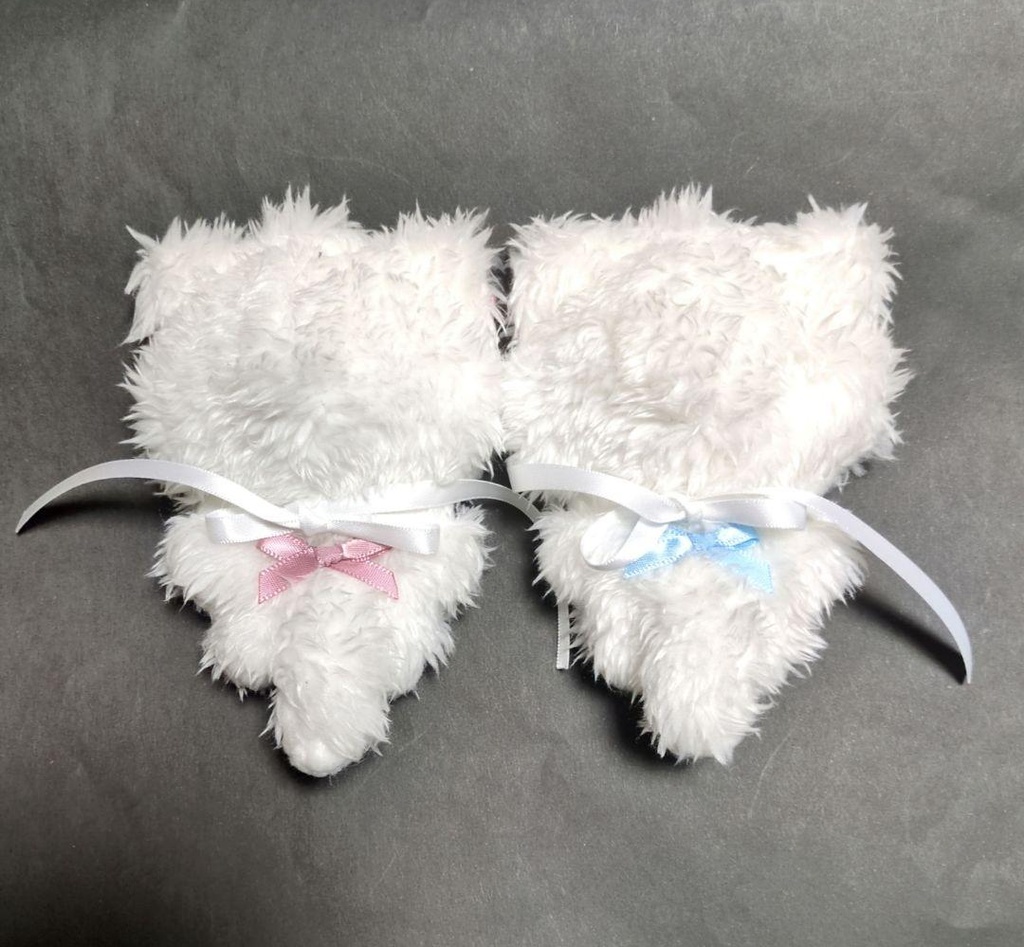 しろねこ ぬい服 着ぐるみ ほわぬい 8cm