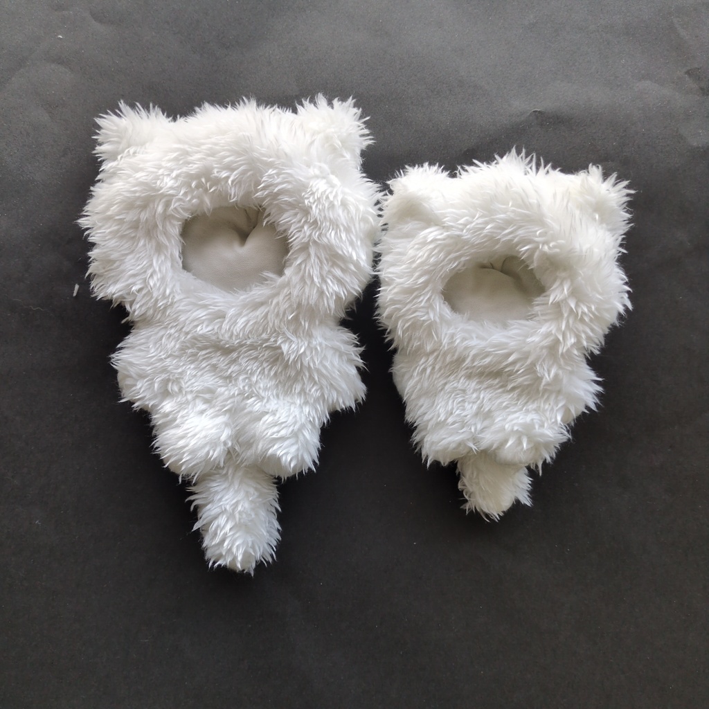 ぬい服 ほわぬい ねこ耳 着ぐるみ セット 白