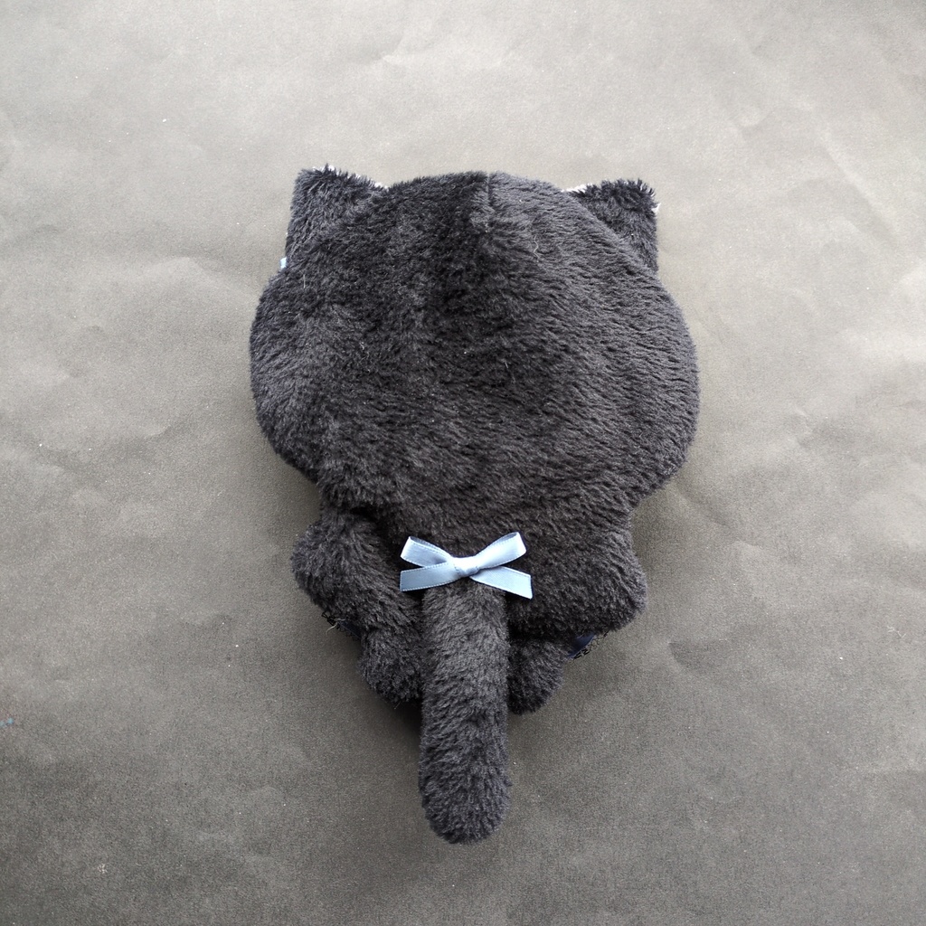 ちびぐるみ ぬい服 ねこ耳 着ぐるみ くろねこ