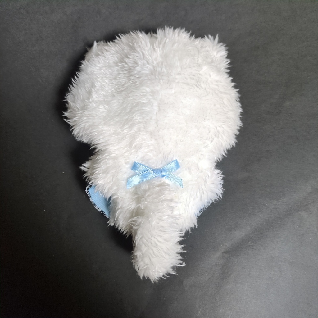 ちびぐるみ ぬい服 着ぐるみ ねこ ホワイト