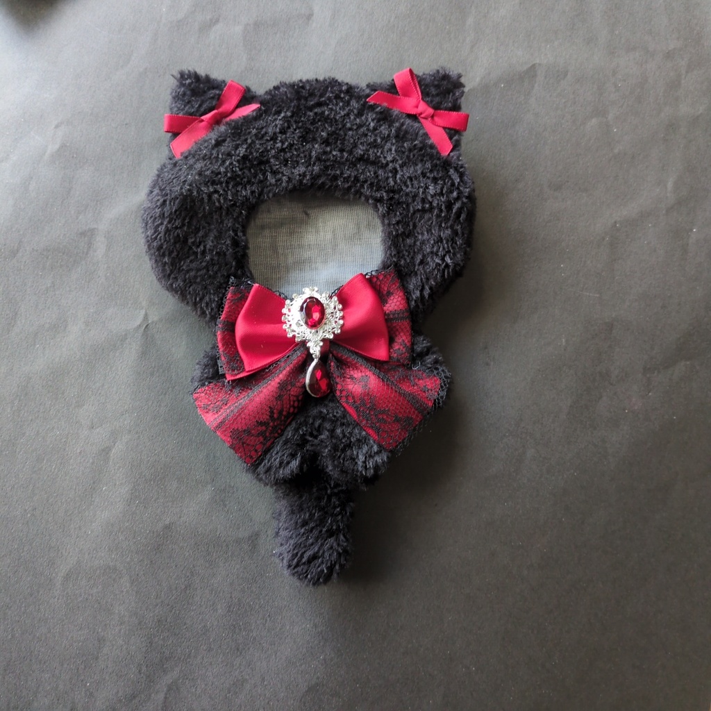 ちびぐるみ　ぬい服　黒ねこ　着ぐるみ