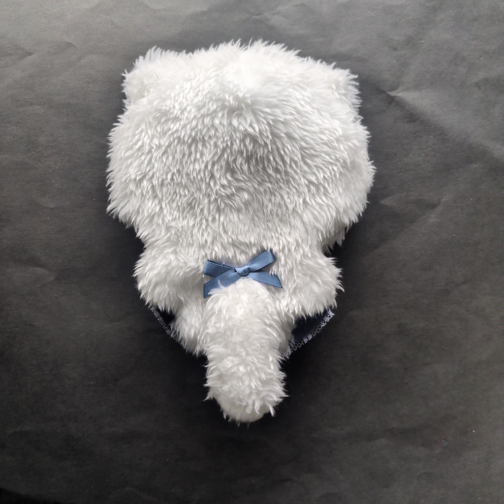 ちびぐるみ ぬい服 着ぐるみ ねこ くすみブルー