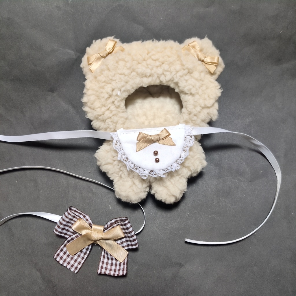 ポコミルクティー くま ぬい服 お着替えセット スタイ