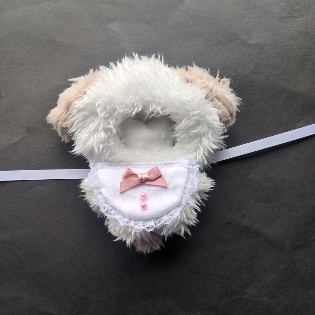 たれみみわんこ　スタイ　ほわぬい　8センチ